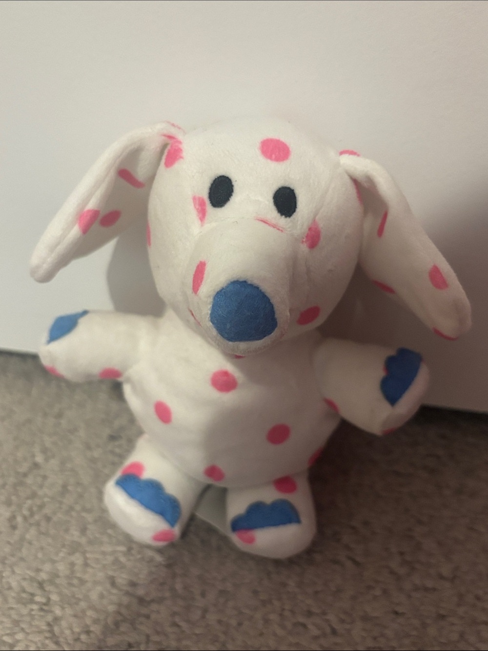 Vintage Rudolph the Red Nosed Reindeer spotted elephant plush